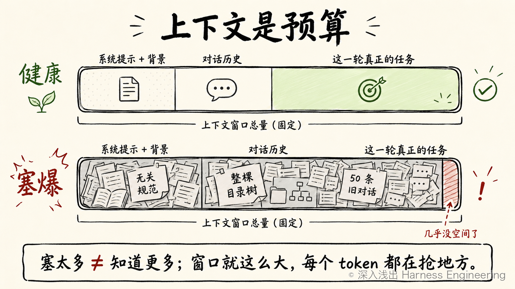 上下文预算条
